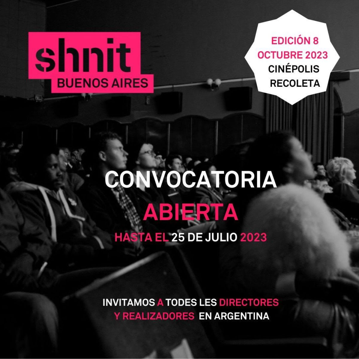 Conovocatoria abierta para el Shnit Worldwide  Shortfilmfestival