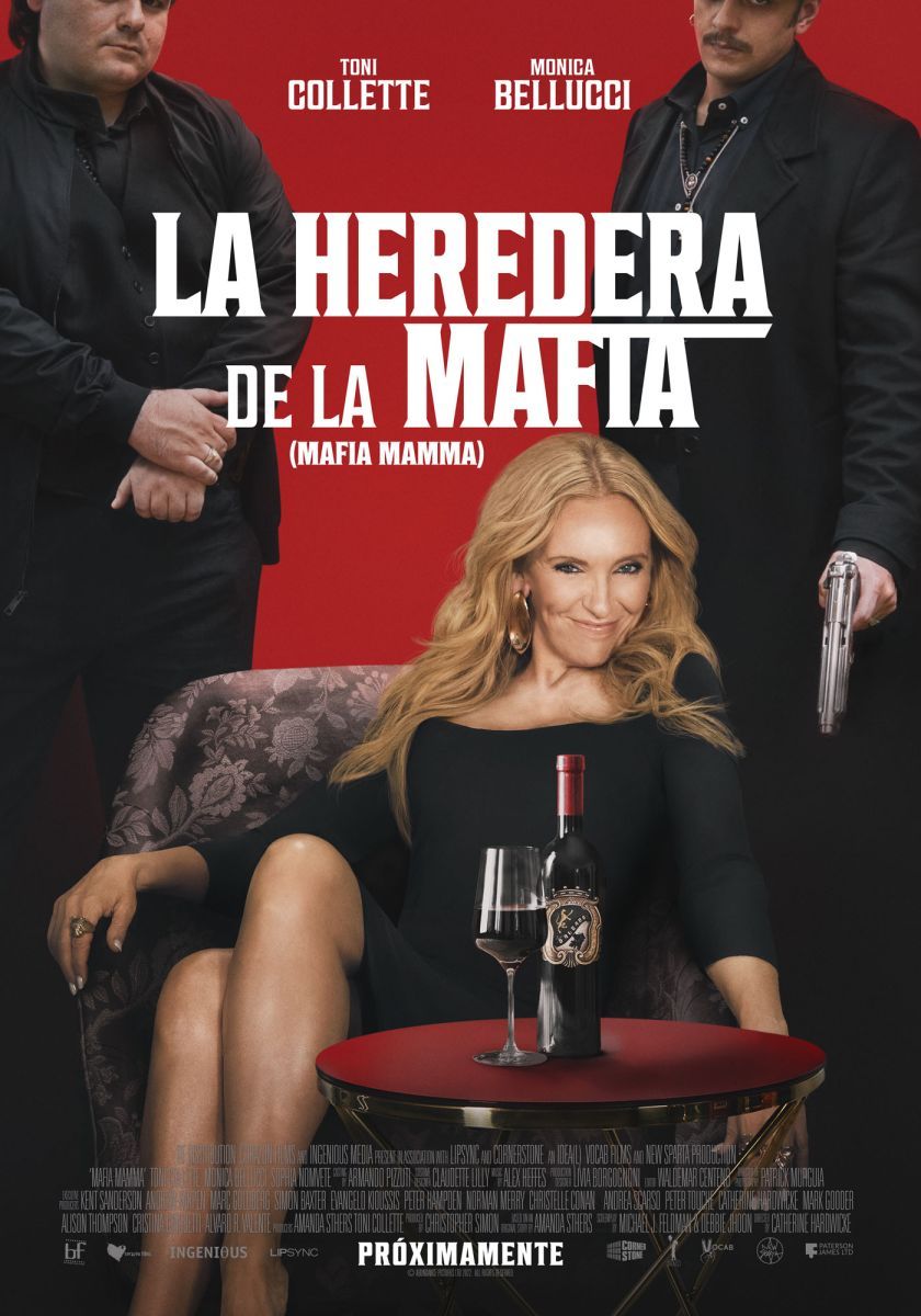 Critica de "La heredera de la mafia", Toni Collette le pone el cuerpo a una película carente de ideas