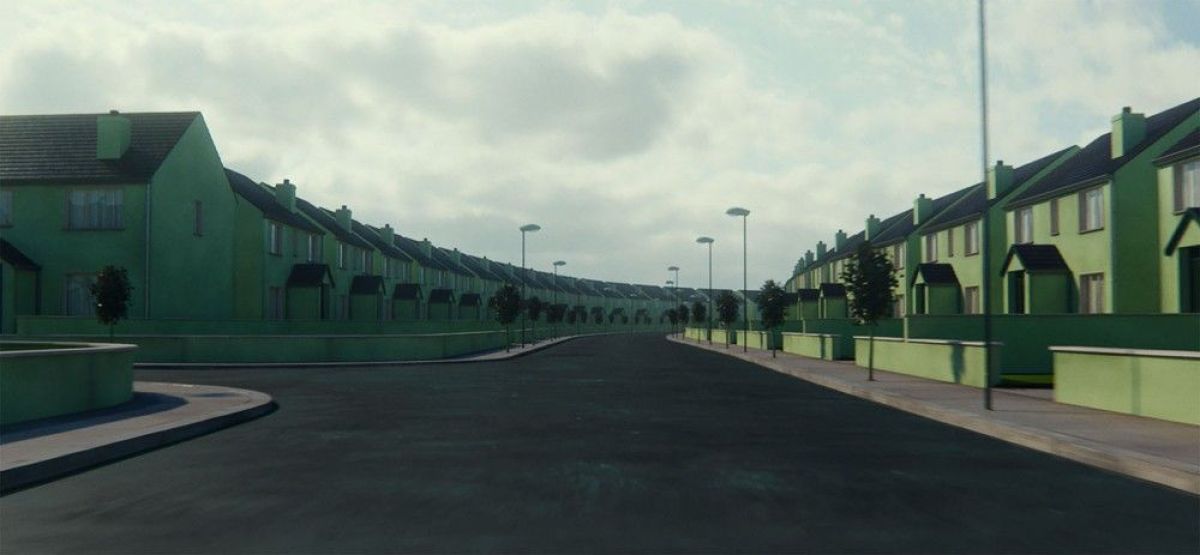 Crítica de "Vivero", Imogen Poots y Jesse Eisenberg atrapados en Yonder