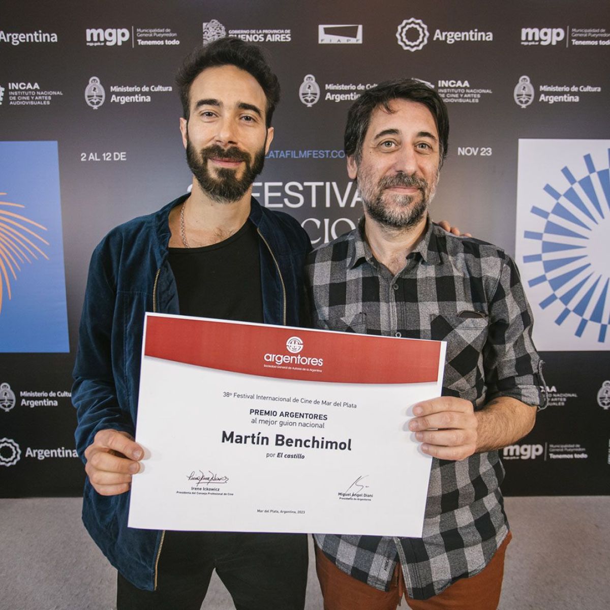 Argentores reconoce y premia a talentosos guionistas en Festivales Cinematográficos