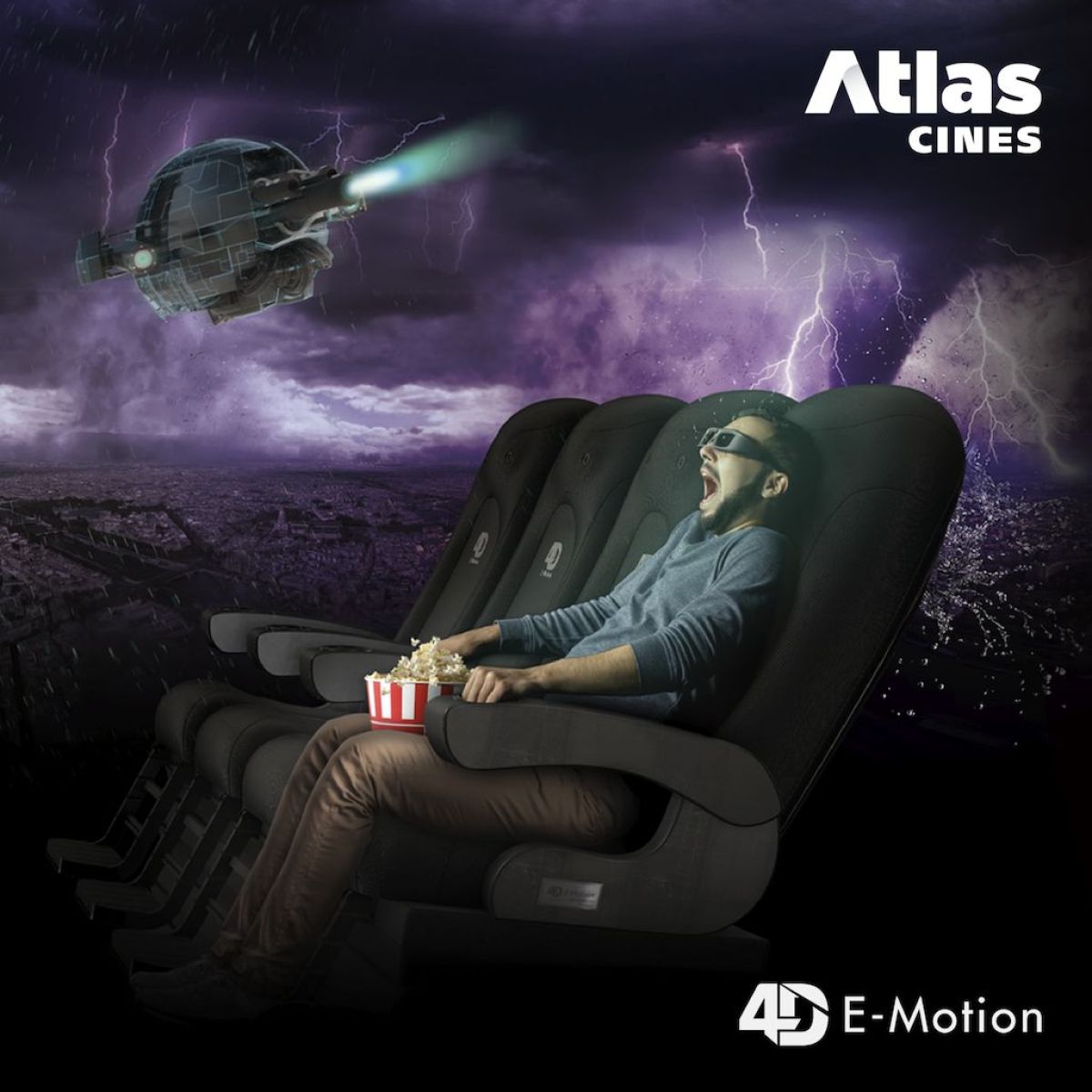 Atlas Caballito inaugura su nueva sala 4D EMotion EscribiendoCine