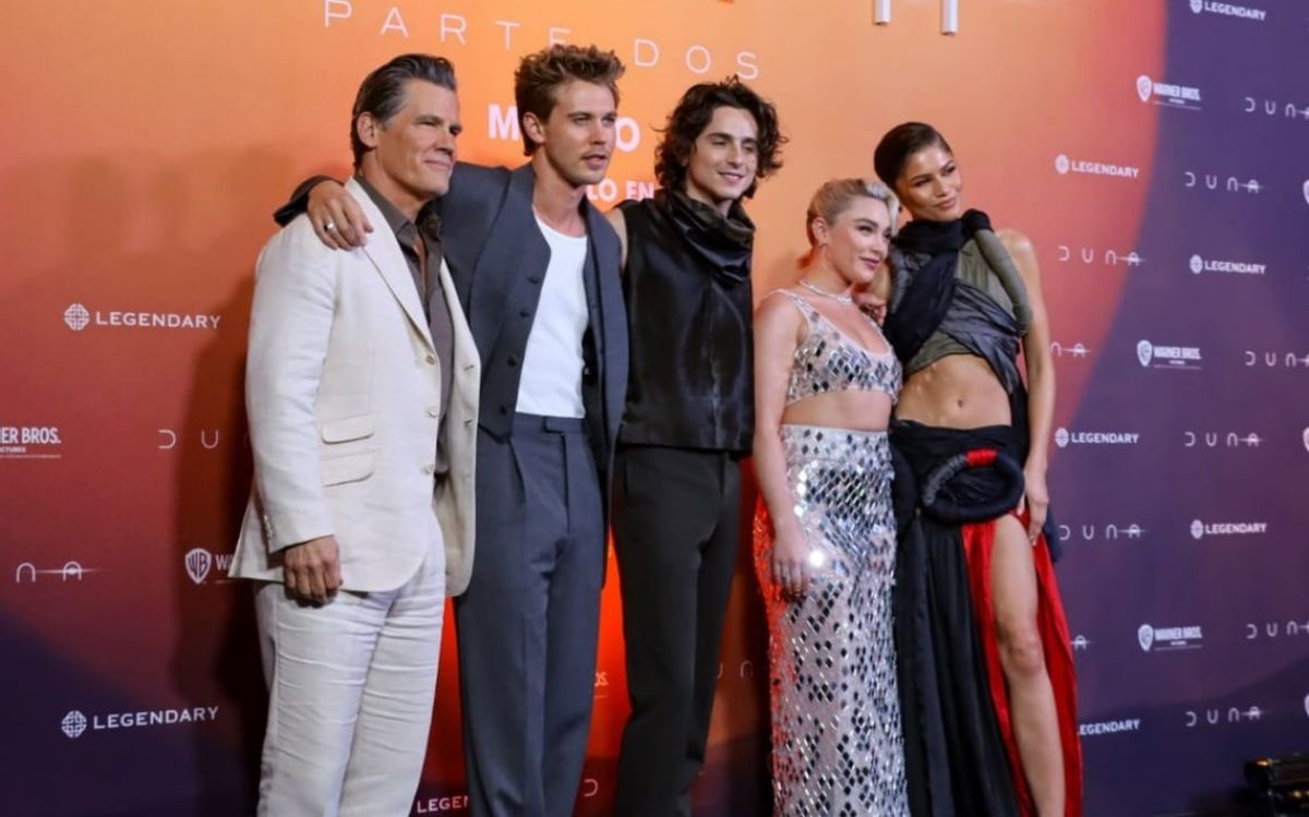 Denis Villeneuve, Zendaya, Timothée Chalamet, Josh Brolin, Austin Butler y Florence Pugh presentaron "Duna: Parte 2"