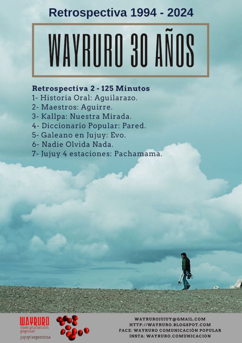 Wayruro celebra sus 30 años junto a Muestras, Festivales, Pantallas y espacios culturales