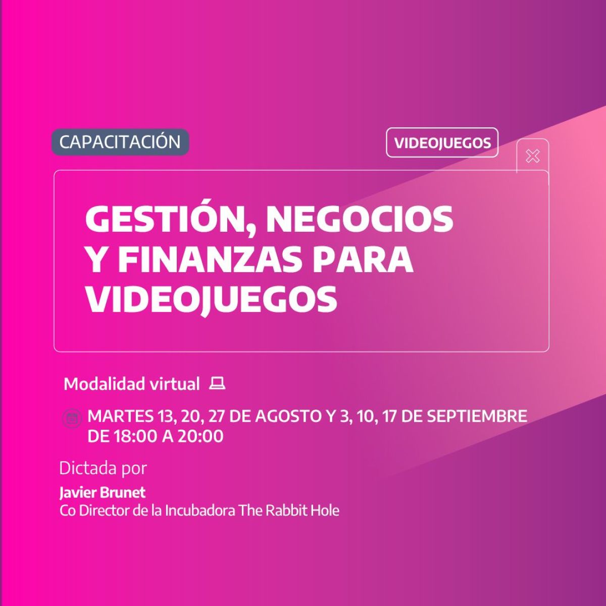 La Provincia de Buenos Aires ofrece nuevas capacitaciones abiertas y gratuitas sobre industrias creativas