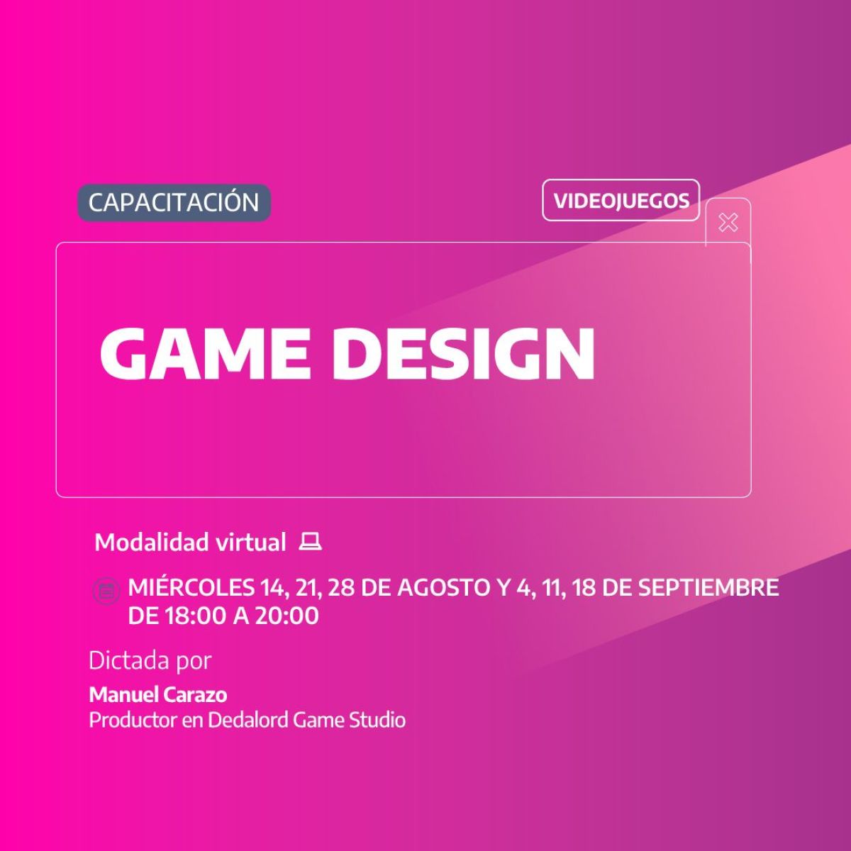 La Provincia de Buenos Aires ofrece nuevas capacitaciones abiertas y gratuitas sobre industrias creativas