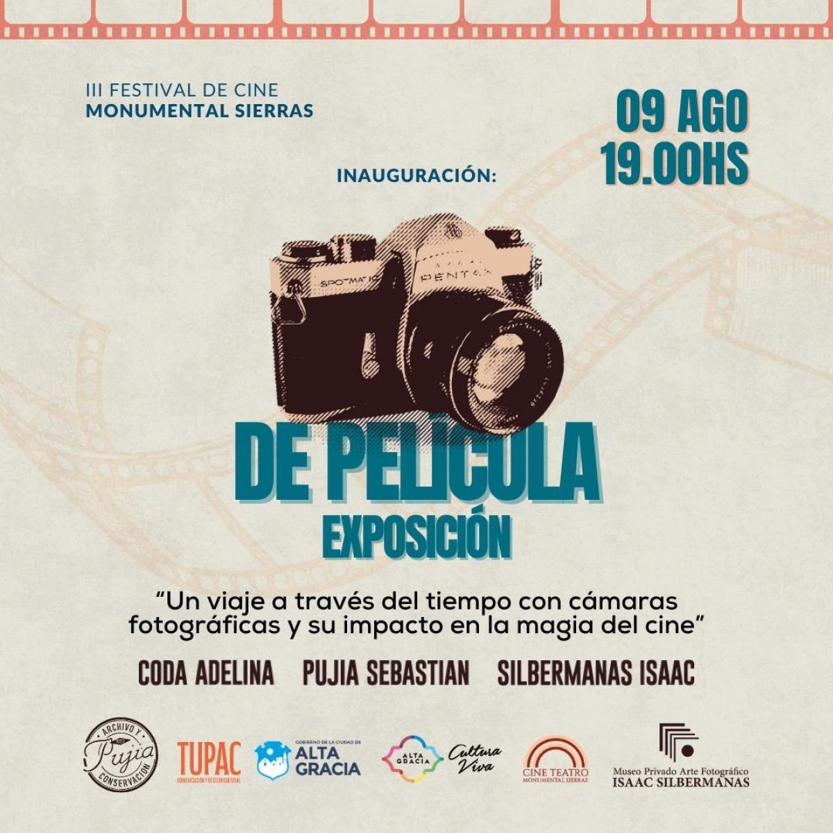 Inauguración de la exposición "De Película": Un viaje por la historia del cine a través de cámaras fotográficas