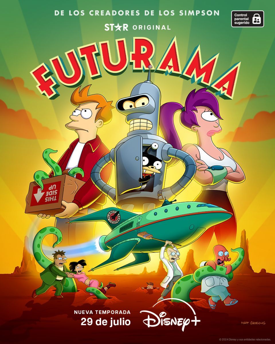 Crítica de “Futurama - Temporada 12”: Un viaje psicodélico al pasado