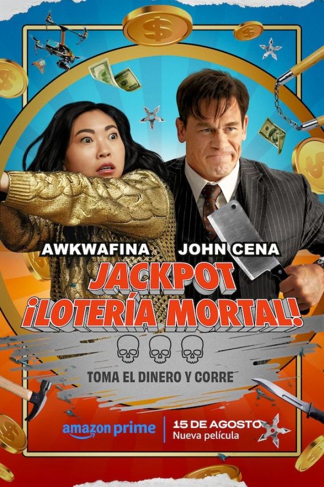 Crítica de “Jackpot: Lotería mortal”: Una distopía cómica con Awkwafina y John Cena
