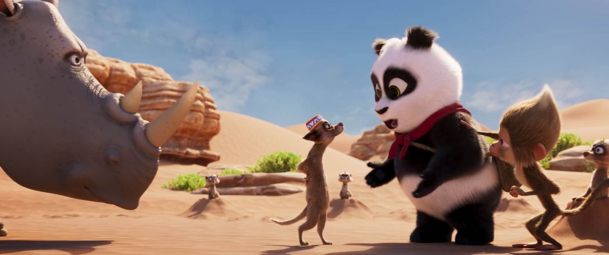 Crítica de "Un panda en África": Una travesía sobre la valentía que deja un poco que desear