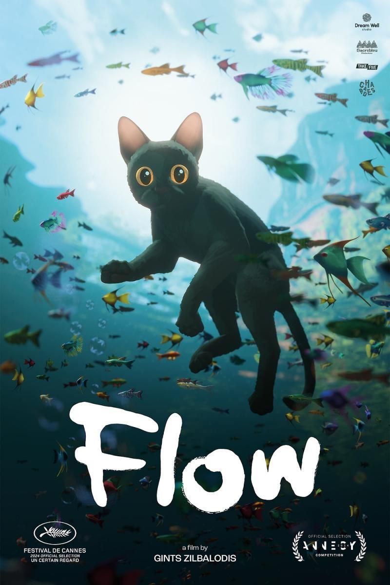 Crítica de “Flow”: Un gato negro como clave para la supervivencia de la humanidad