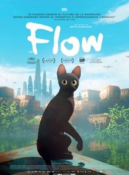 Crítica de “Flow”: Un gato negro como clave para la supervivencia de la humanidad
