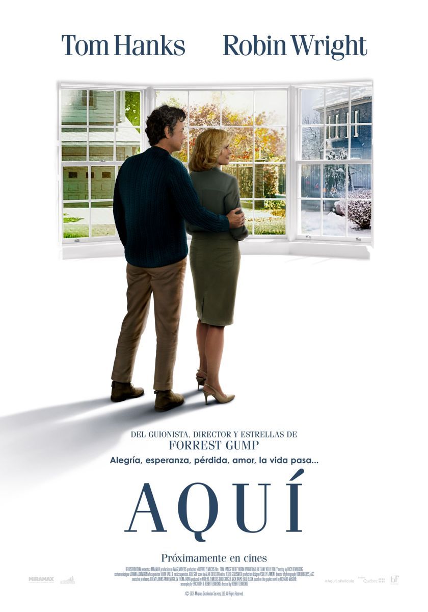 Crítica de "Aquí": Tom Hanks y Robin Wright en un ambicioso ejercicio formal de Robert Zemeckis
