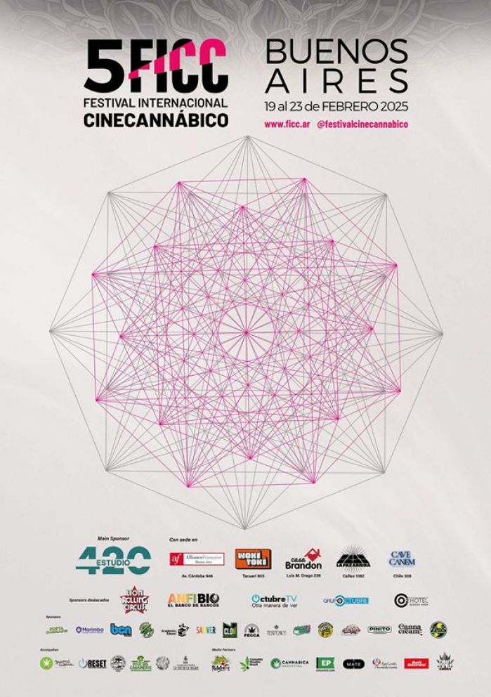Toda la programación del  5° Festival Internacional de Cine Cannábico 2025