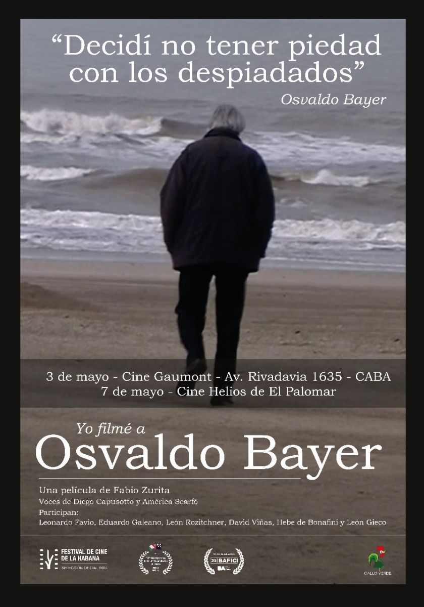 Crítica de "Yo filmé a Osvaldo Bayer": Un documental íntimo y reflexivo de Fabio Zurita