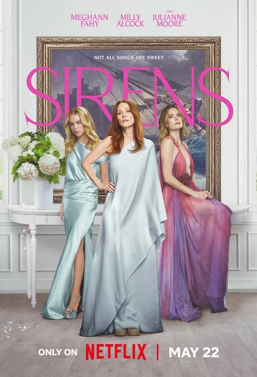 Crítica de "Sirenas": Julianne Moore y las máscaras de la alta sociedad en una isla donde todo es sospecha
