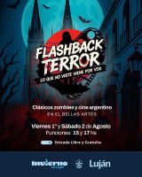 "FLASHBACK TERROR": clásicos del horror, zombis argentinos y charlas con realizadores en Luján