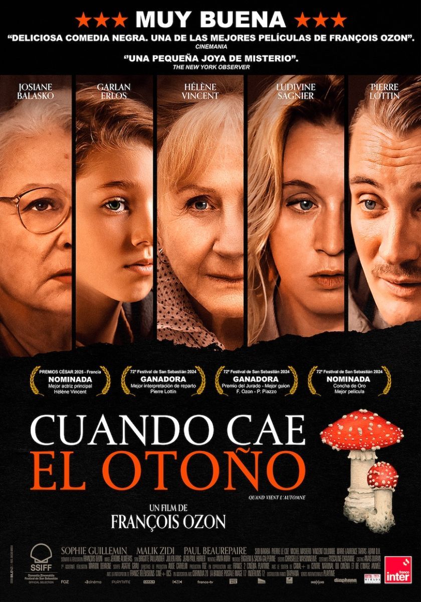 Crítica de “Cuando cae el otoño”: François Ozon y una reflexión sobre la culpa y el paso del tiempo