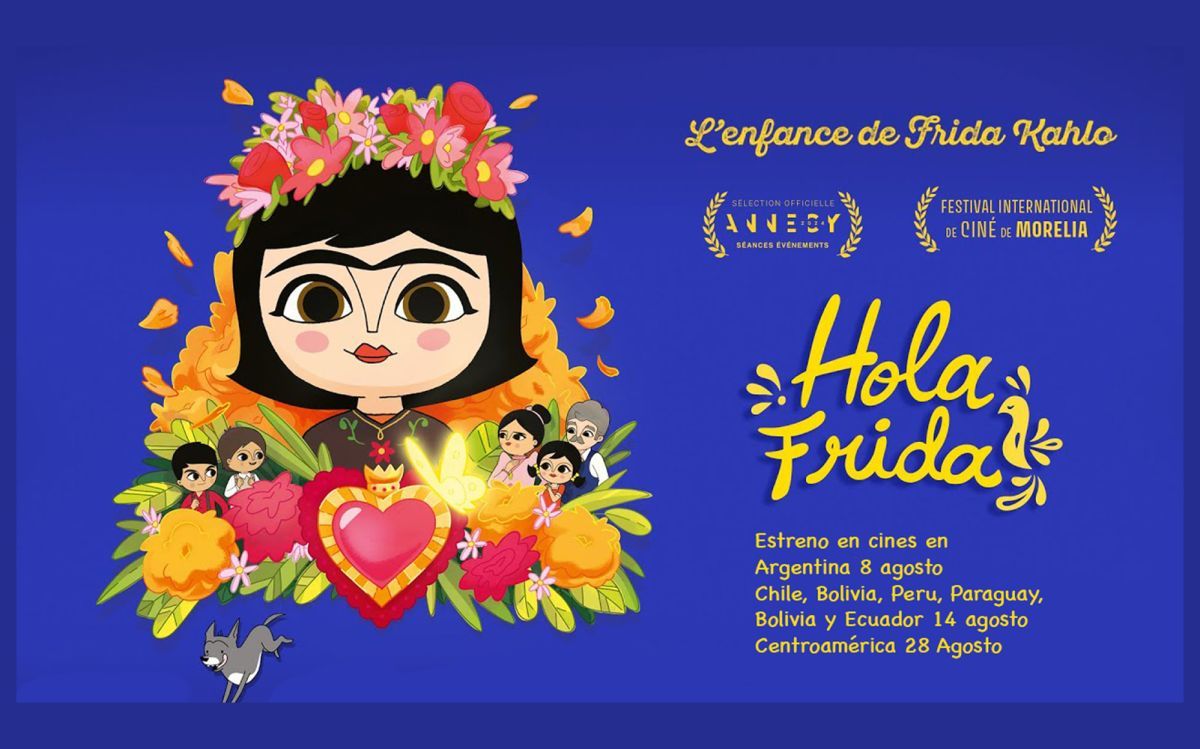 Cara Carmina y su colorida forma de retratar "Hola Frida"