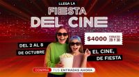 Fiesta del Cine 2025: entradas a $4000 del 2 al 8 de octubre en salas de todo el país