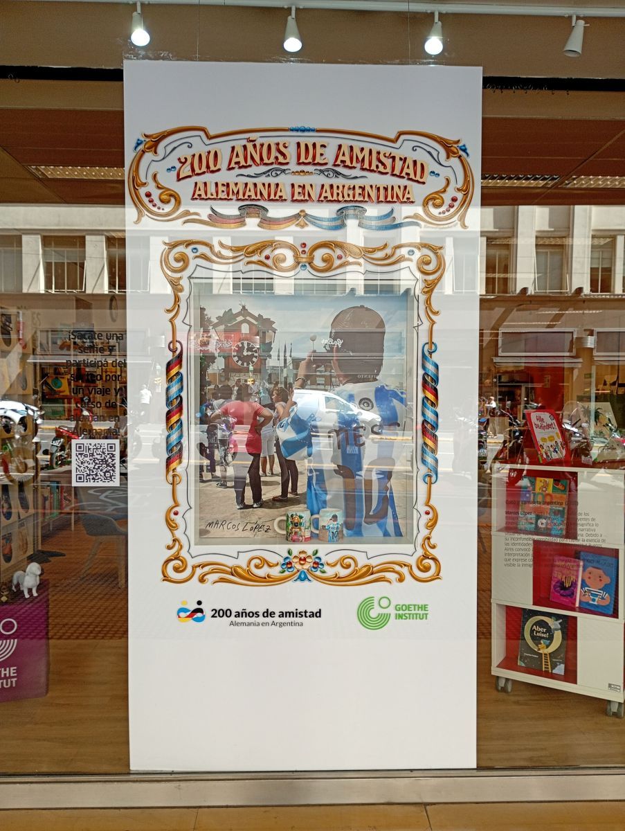 Marcos López interviene el Goethe-Institut Buenos Aires con una instalación sobre la inmigración alemana
