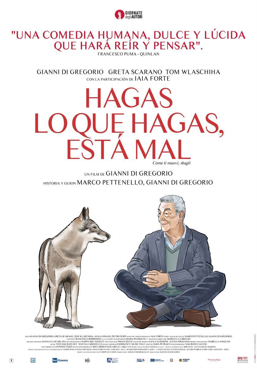 Crítica de “Hagas lo que hagas, está mal”: Gianni Di Gregorio y el "nono" que no sabía decir que no