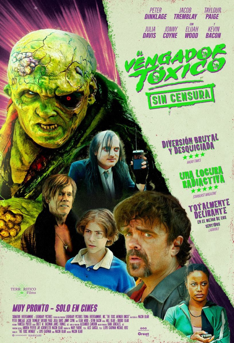 Crítica de “El vengador tóxico”: Peter Dinklage y Kevin Bacon reviven el clásico deforme de los 80