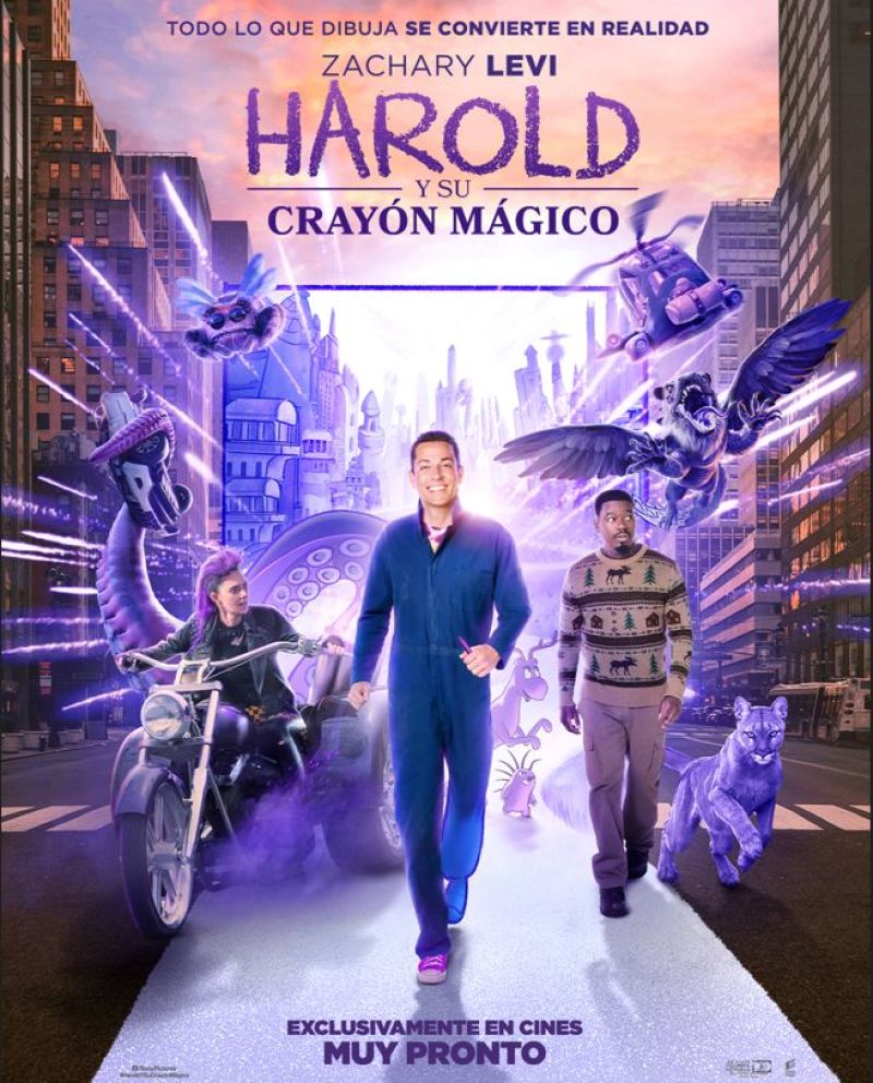 Crítica de “Harold y su crayón mágico”: La imaginación al poder con Zachary Levi