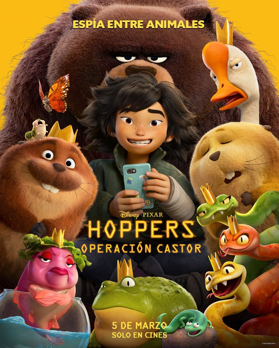 Crítica de “Hoppers: Operación Castor”: una idealista revolución ecologista en el bosque