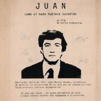 "Juan, como si nada hubiera sucedido": cine y silencio social en una función con Carlos Echeverría