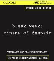 Bleak Week llega a Buenos Aires con una edición especial organizada por Caligari y la American Cinematheque