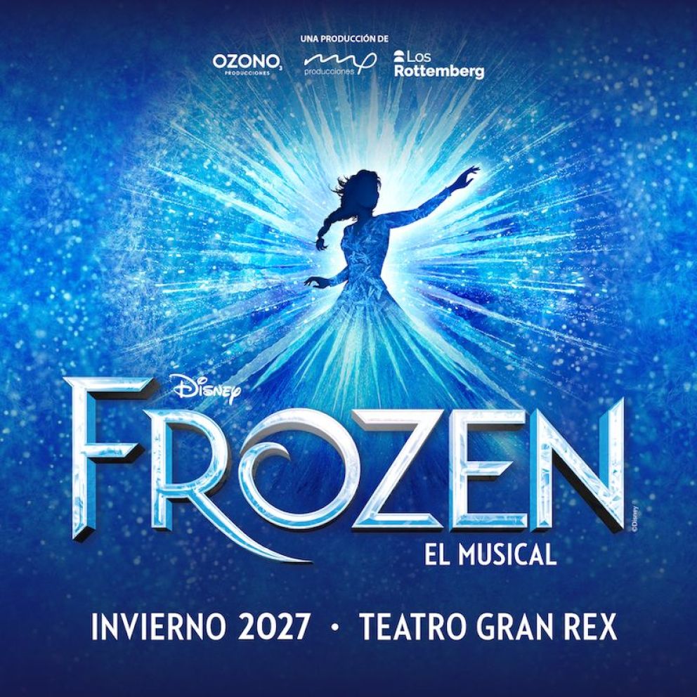 Frozen llega al Gran Rex 2027: Estreno oficial en Argentina