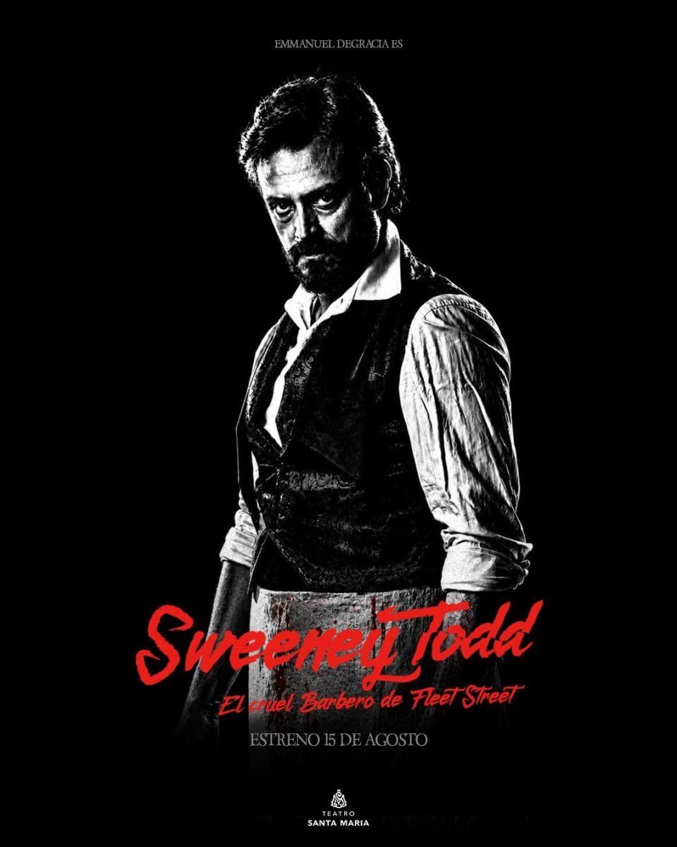 “Sweeney Todd” lleva a Emmanuel Degracia al límite con uno de los papeles más complejos del teatro musical