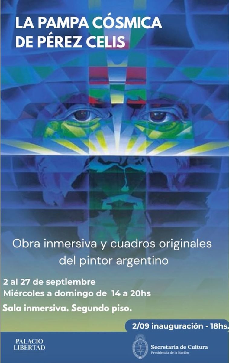 “La Pampa Cósmica de Pérez Celis” vuelve al Palacio Libertad con una exposición ampliada