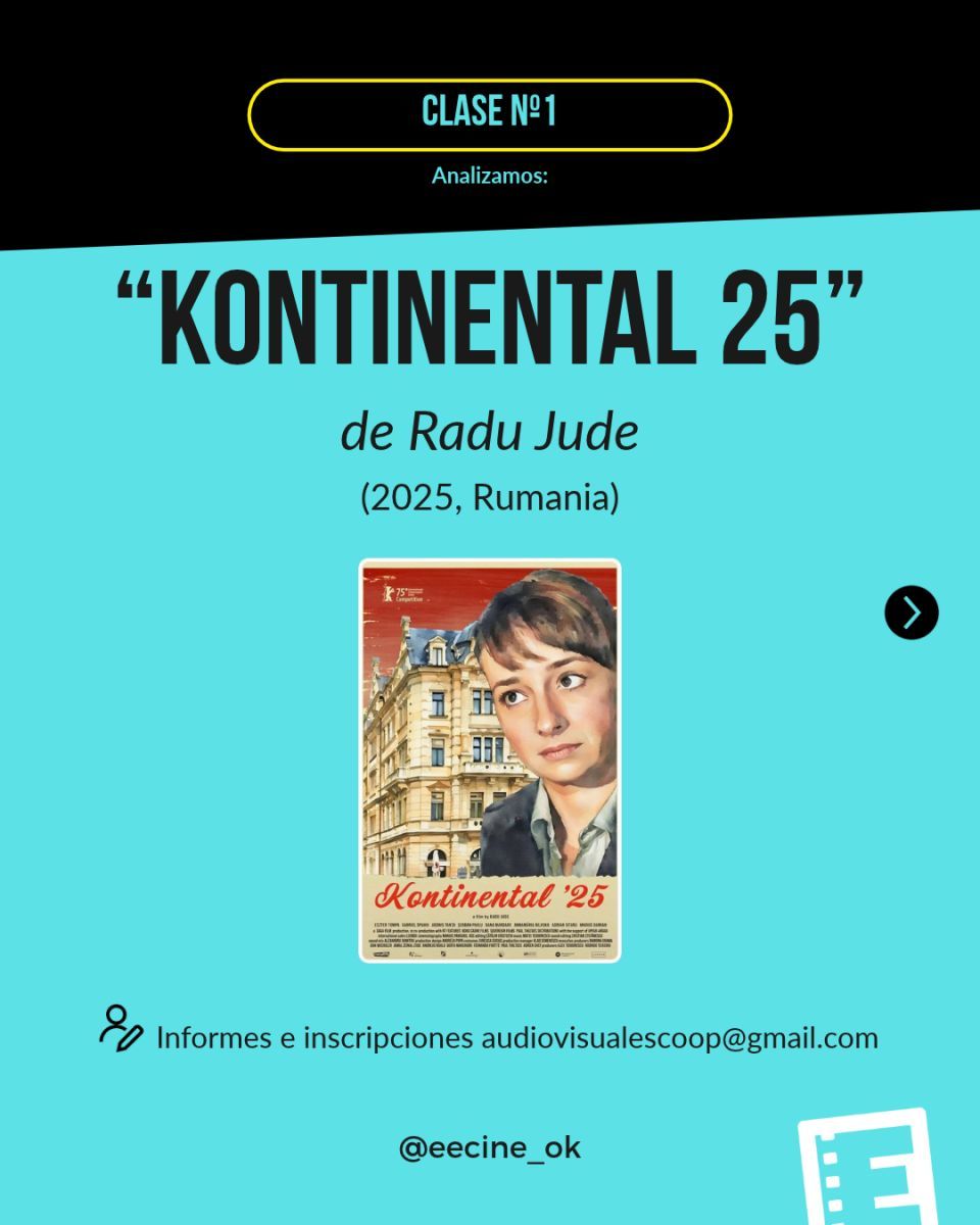 Escuela de Espectadores de Cine: programación de noviembre de 2026 e inscripción