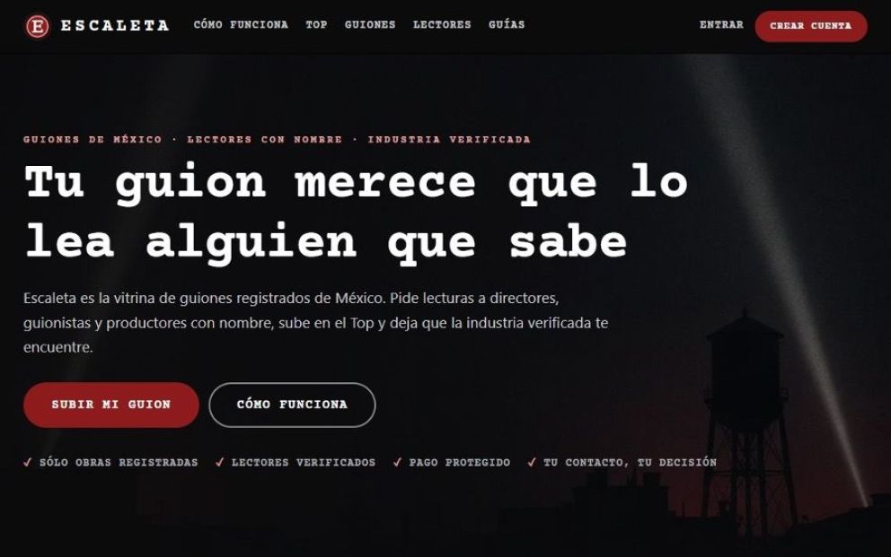 Escaleta, la plataforma donde directores con trayectoria leen guiones registrados
